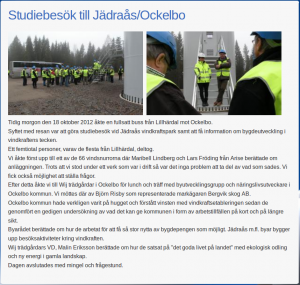 Studiebesök från Lillhärdal